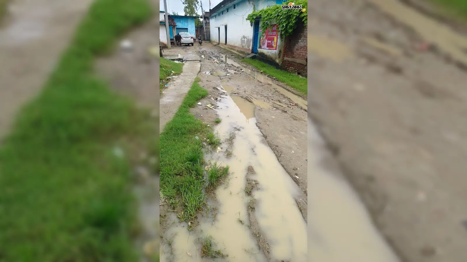 छतरपुर में भारी बारिश से दो कच्चे मकान गिरे, कई वार्डों में जलजमाव से परेशानी
