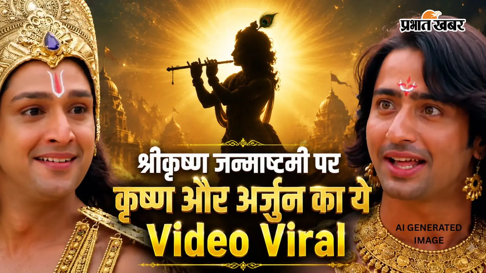 Viral Video: "जगत में सबसे सुंदर कौन?"— कृष्ण-अर्जुन का यह मजेदार डायलॉग जन्माष्टमी पर हुआ वायरल, आप भी लगा सकते हैं यह स्टेटस