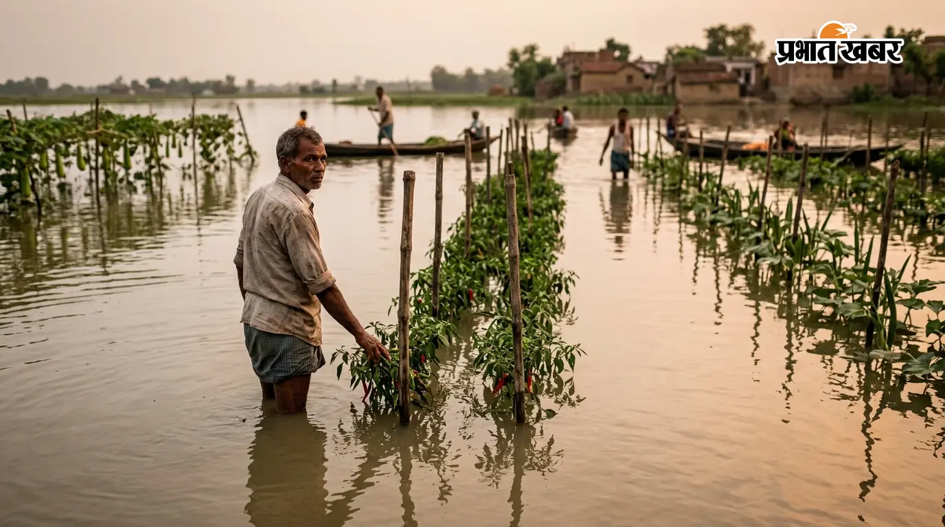 UP Flood: बाढ़ में डूबी सब्जियों की खेती, अब रसोई पर पड़ेगी मार! मिर्च-भिंडी से लेकर लौकी तक पर संकट, आवक घटते ही बढ़ सकते हैं दाम