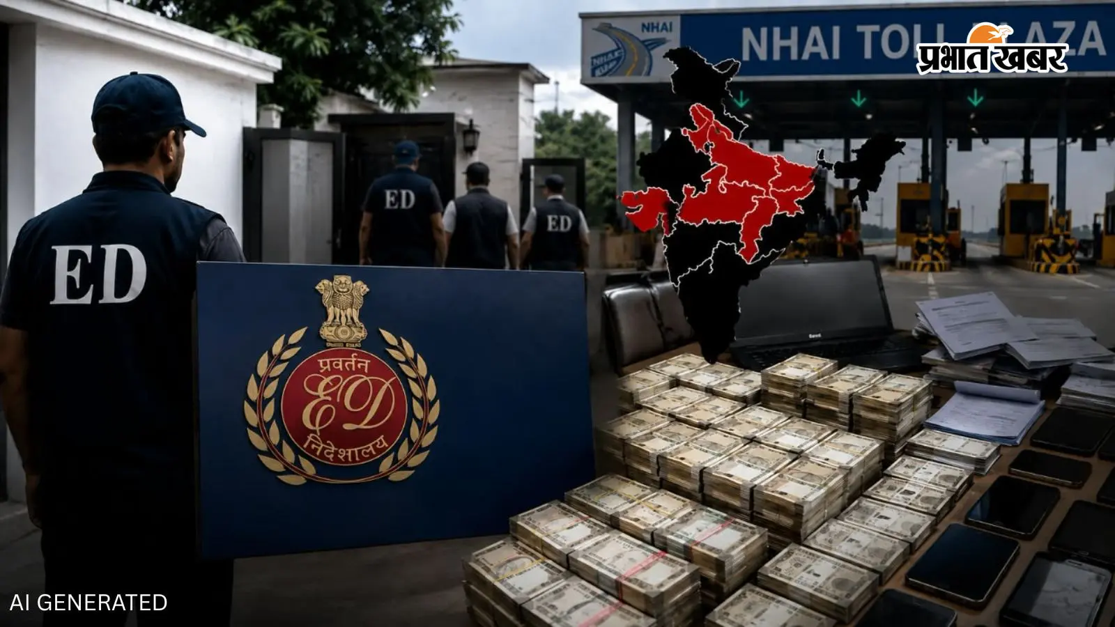 ED Raid: यूपी के टोल प्लाजा पर आखिर चल रहा था कैसा खेल, ईडी की 7 राज्य में 14 ठिकानों पर रेड, 1.03 करोड़ कैश के बाद खुलेंगे राज