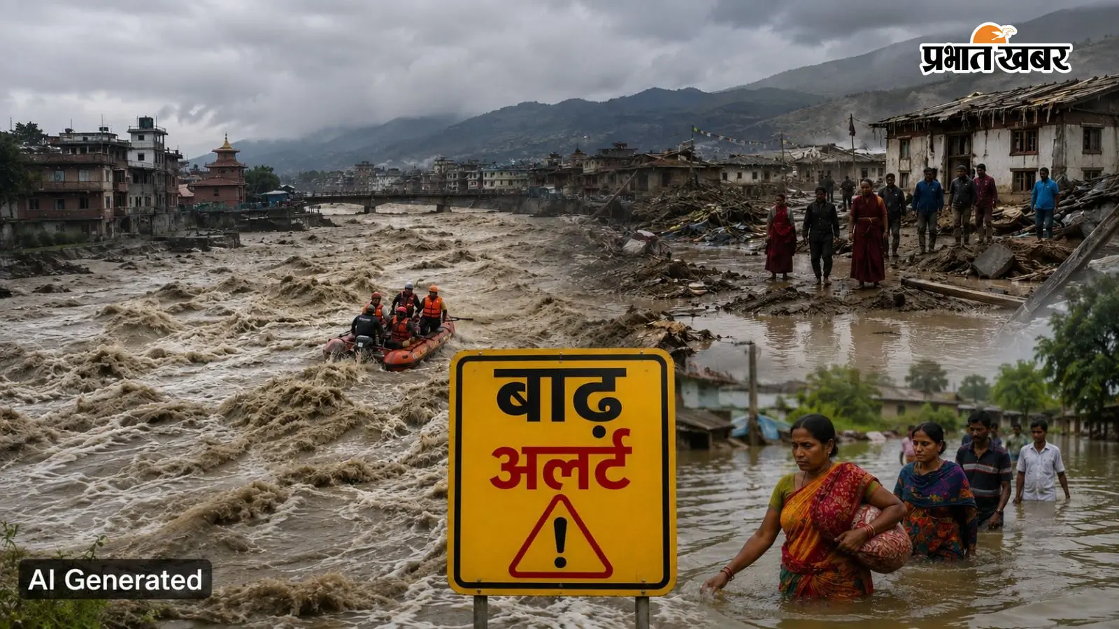 Nepal Flood: नेपाल में एक हफ्ते बाद भी नहीं टला बाढ़ का खतरा, तिब्बत में 21 की मौत, 541 लोग लापता