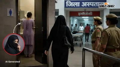 फिल्मी स्टाइल में फरार हुई महिला बंदी, अस्पताल में पुलिस के पहरे के बीच बुर्का पहनकर निकली, 2 पुलिसकर्मी सस्पेंड