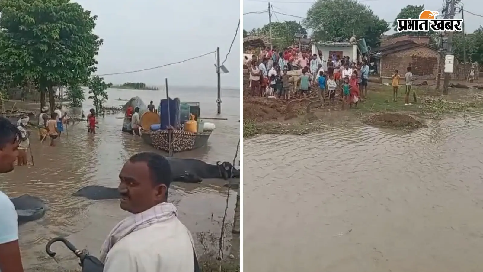 मुंगेर में तेजी से बढ़ रहा गंगा का जलस्तर, खतरे के निशान से सिर्फ 41 सेंटीमीटर नीचे पानी, बाढ़ का संकट गहराया