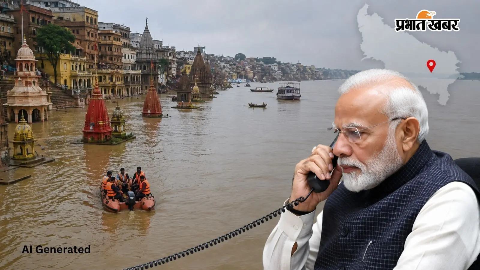 काशीवासियों को न हो तकलीफ: बाढ़ के बीच पीएम मोदी ने संभाला मोर्चा, मेयर-डीएम से पूछी एक-एक इलाके की खैरियत