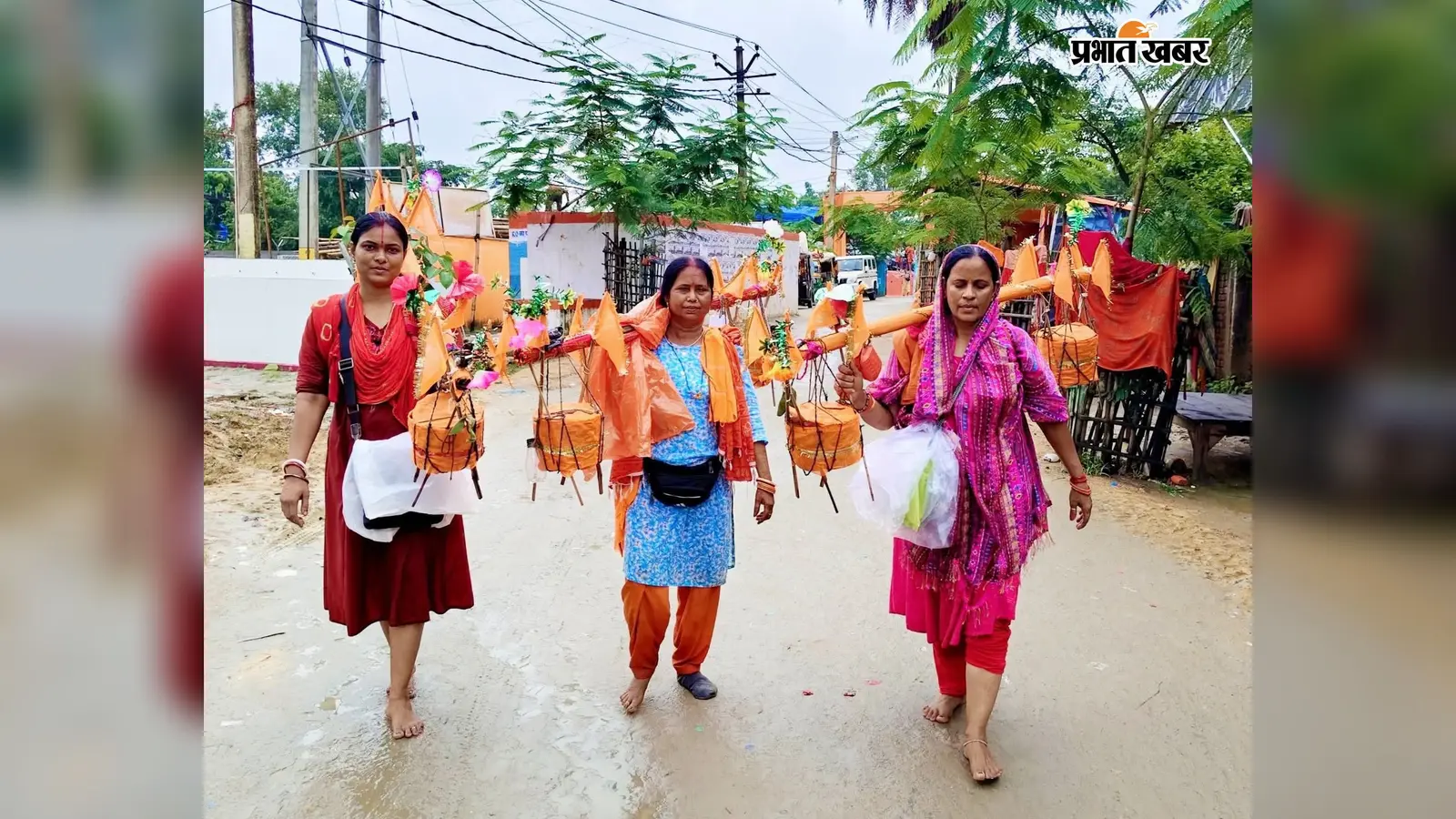 भादो में भी गुलजार है कांवरिया पथ, बारिश के बाद सुहाने मौसम में तेज हुए कांवरियों के कदम; जन्माष्टमी पर उमड़ेगी भीड़