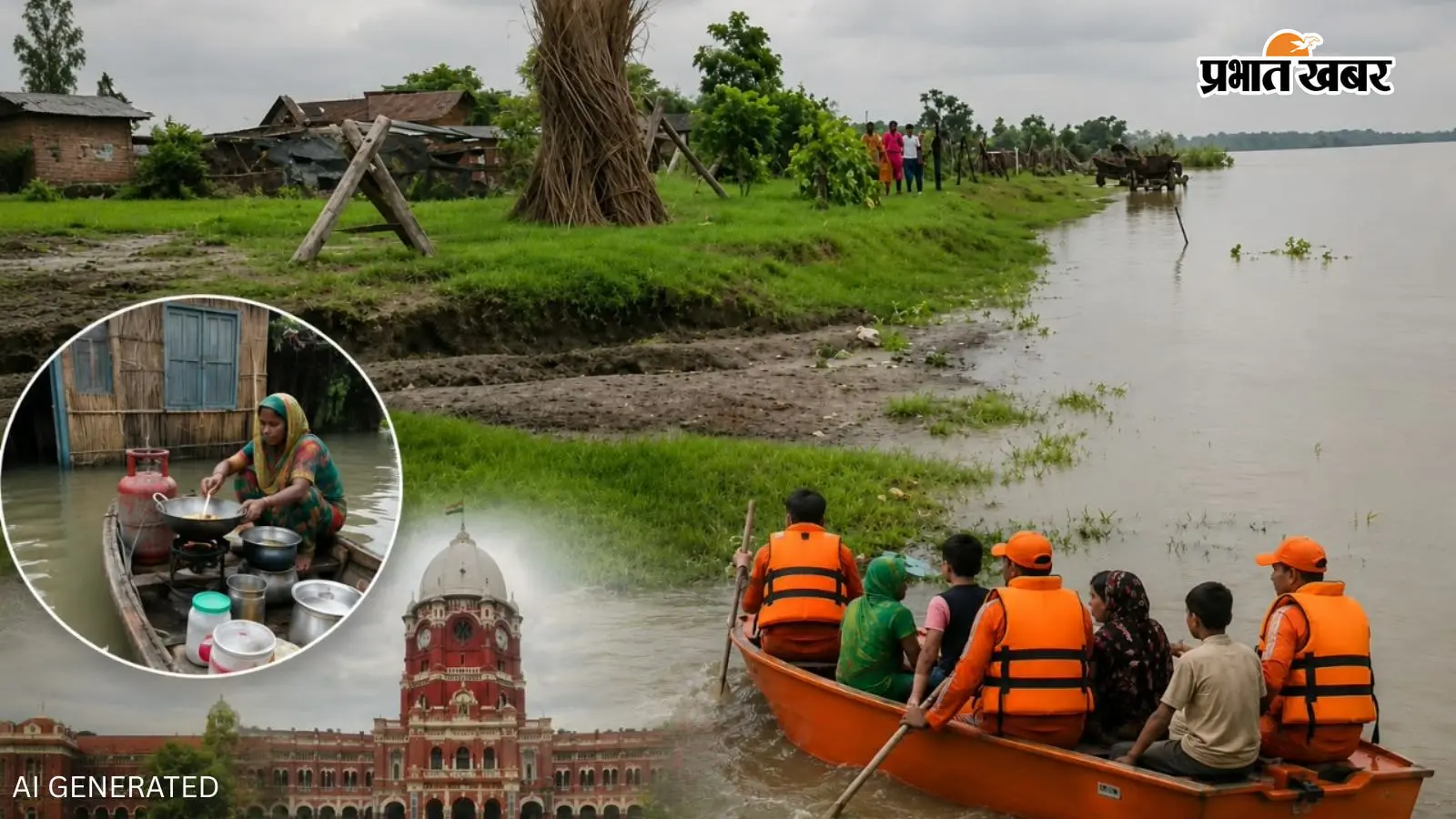 UP Flood: लखीमपुर खीरी में बाढ़ का कहर, शारदा के उफान ने मचाई तबाही, कुछ ने छोड़े घर, कुछ नाव पर गुजार रहे जिंदगी, स्कूल पर भी आदेश जारी