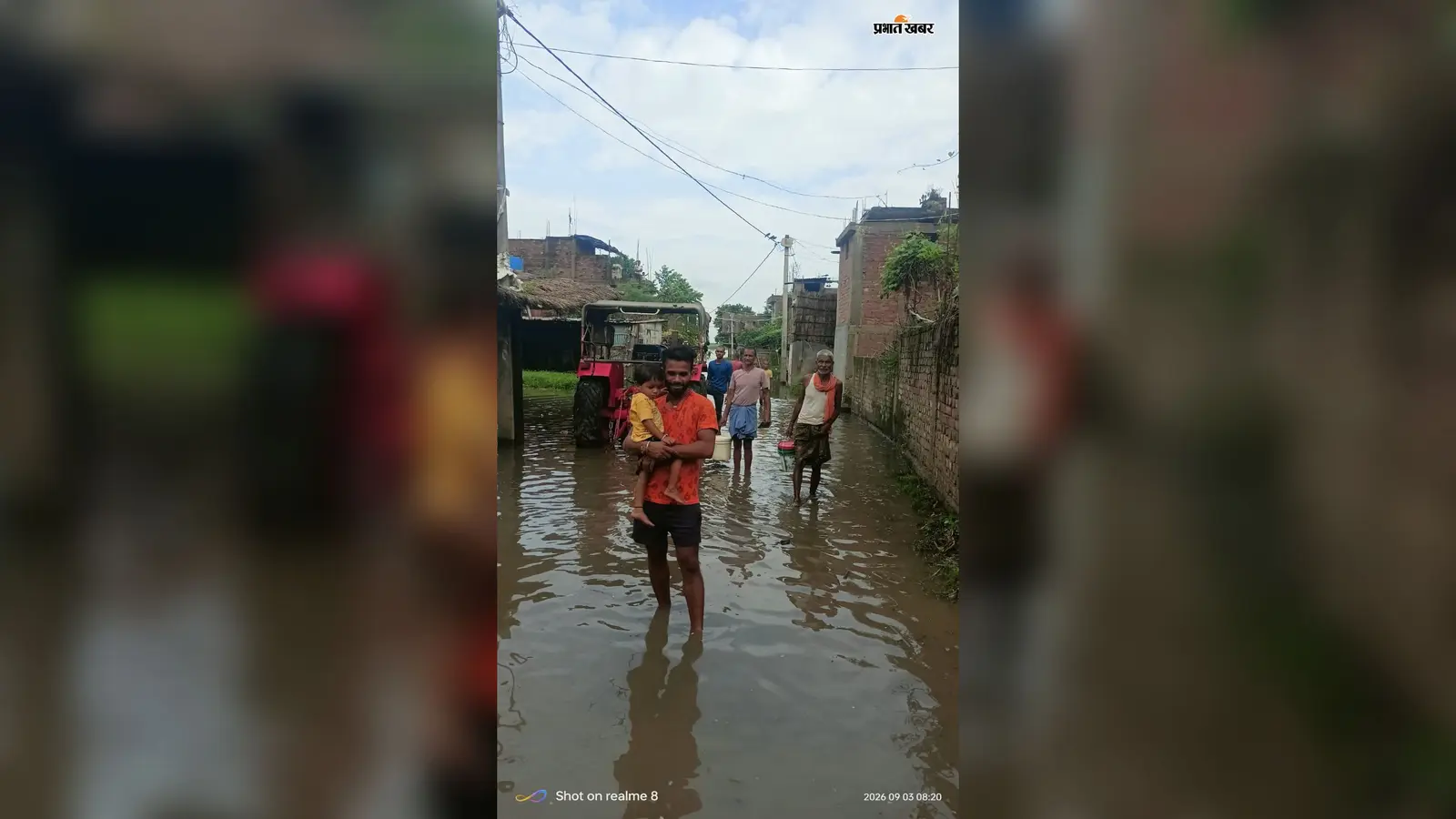 खगड़िया में फिर बढ़ा गंगा-बूढ़ी गंडक का जलस्तर, निचले इलाकों में दोबारा फैलने लगा बाढ़ का पानी