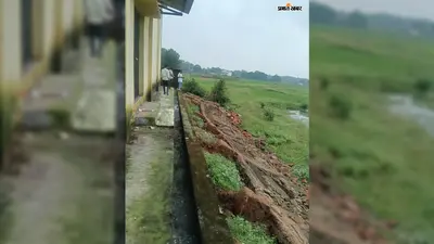 नारायणपुर में बारिश ने तोड़ी FCI गोदाम की चारदीवारी, सरकारी अनाज की सुरक्षा पर चिंता