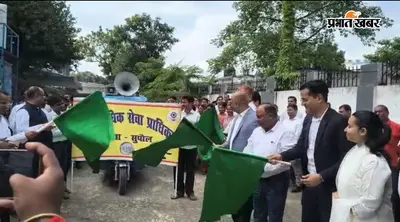 राष्ट्रीय लोक अदालत के प्रचार को निकला जागरूकता रथ, 12 सितंबर को होगा मामलों का निस्तारण