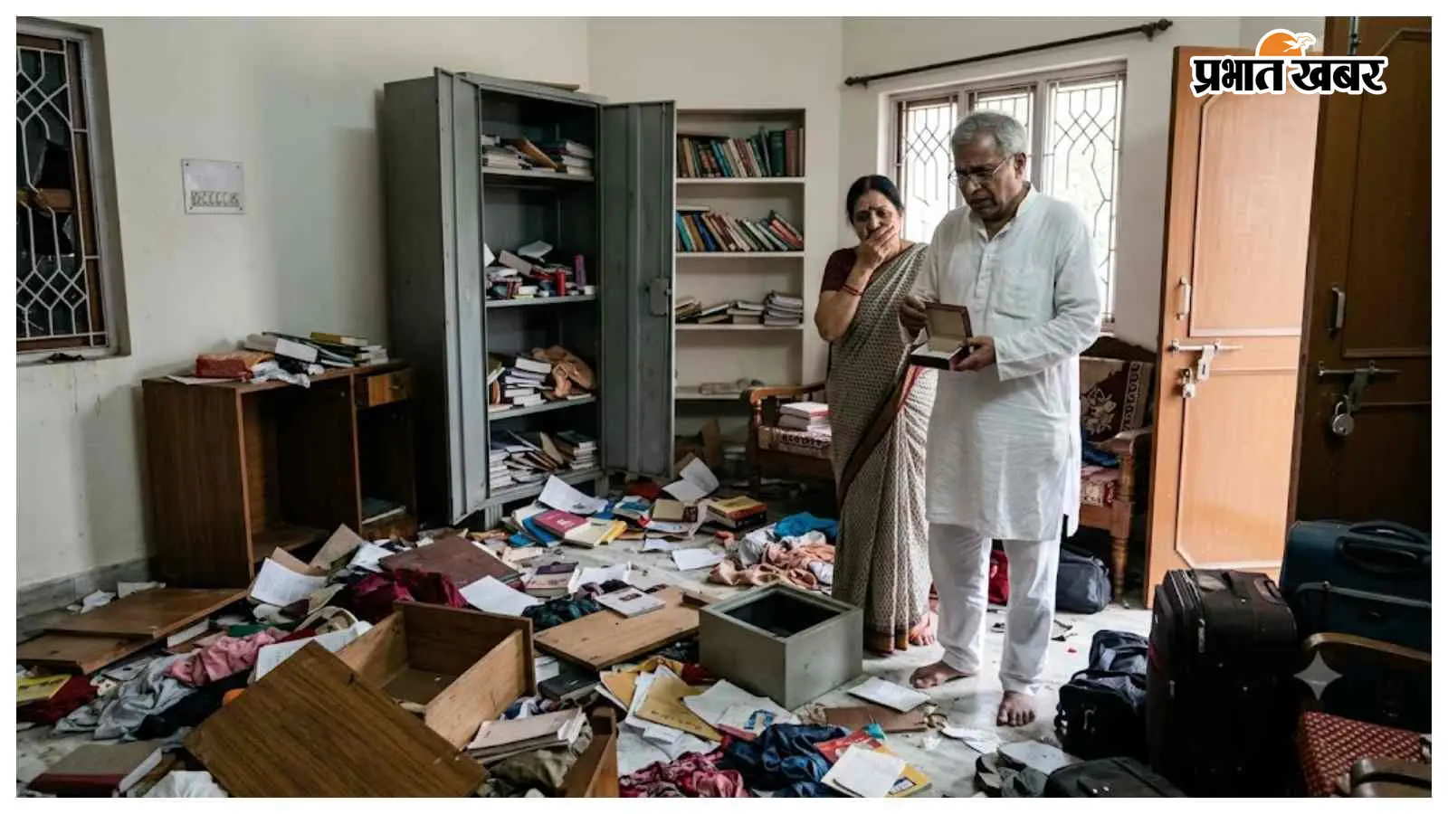 मोतिहारी में प्रोफेसर के सूने घर में चोरी, फरीदाबाद से लौटे तो सामान देख उड़ गए होश