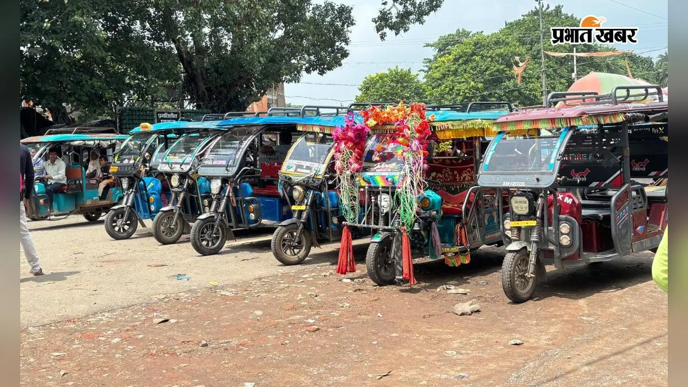 अंबेडकर चौक बना टोटो स्टैंड, रोज जाम से जूझ रहे लोग
