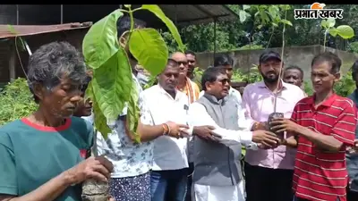 हरदता गांव में छह हजार पौधे लगाने के अभियान की शुरुआत, विधायक ने किया पौधारोपण