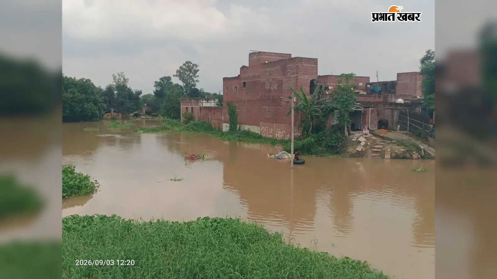 कैमूर: दुर्गावती में बाढ़ का बढ़ा असर, डहला-सरियाव समेत दर्जनों गांवों के बधार जलमग्न