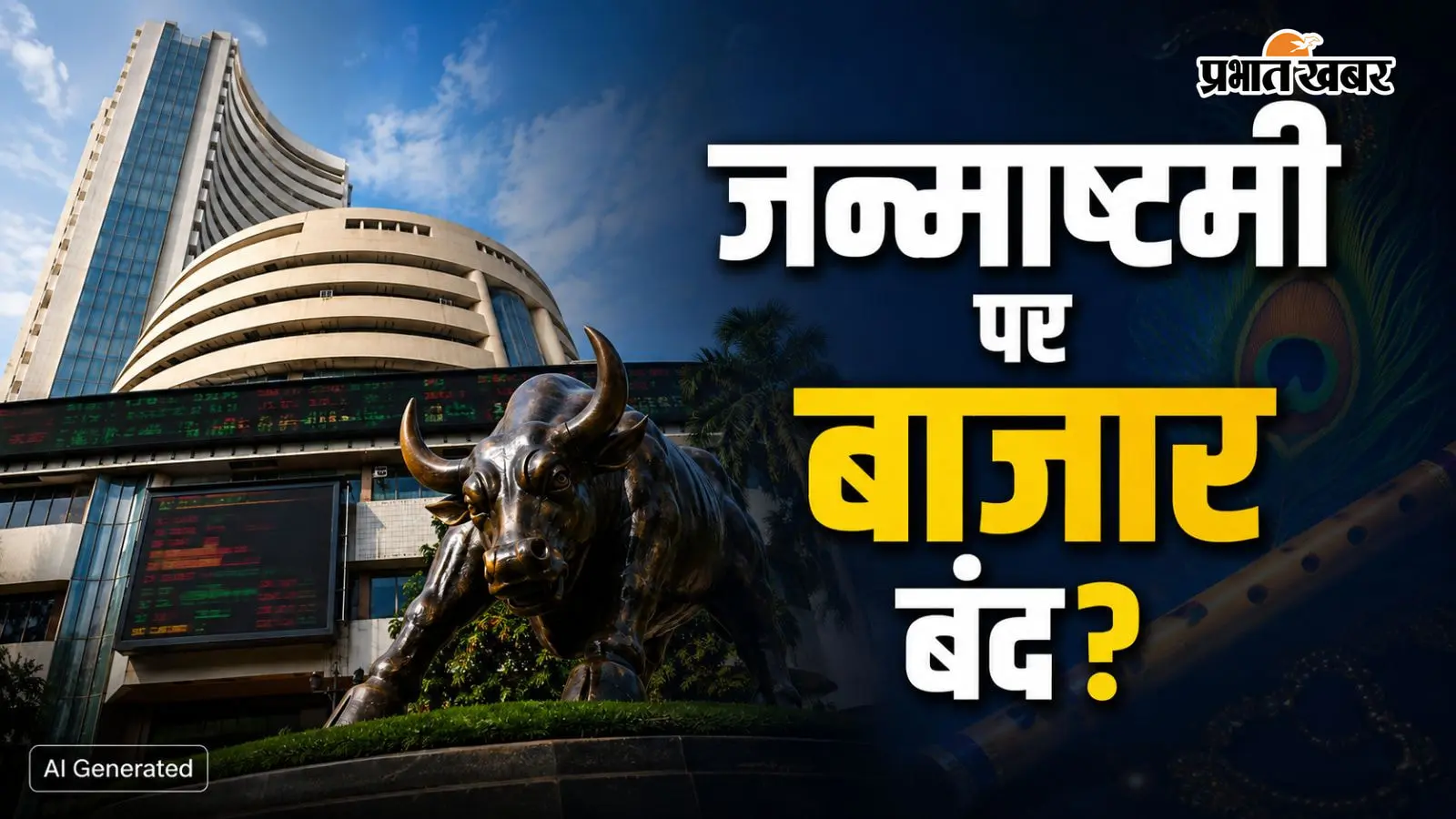जन्माष्टमी पर खुलेगा या बंद रहेगा शेयर बाजार? जानें 4 सितंबर को NSE-BSE का पूरा अपडेट