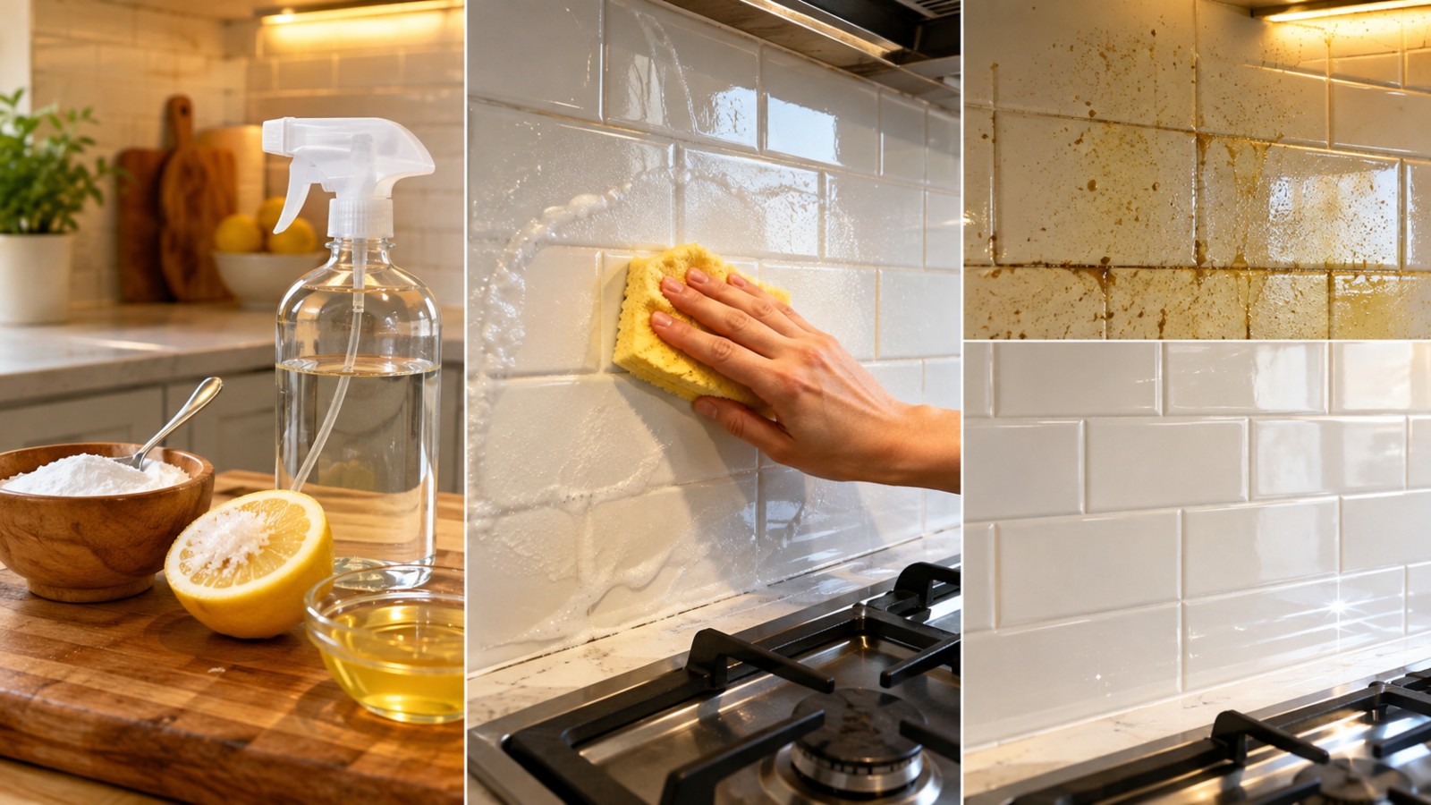 kitchen wall cleaning hacks