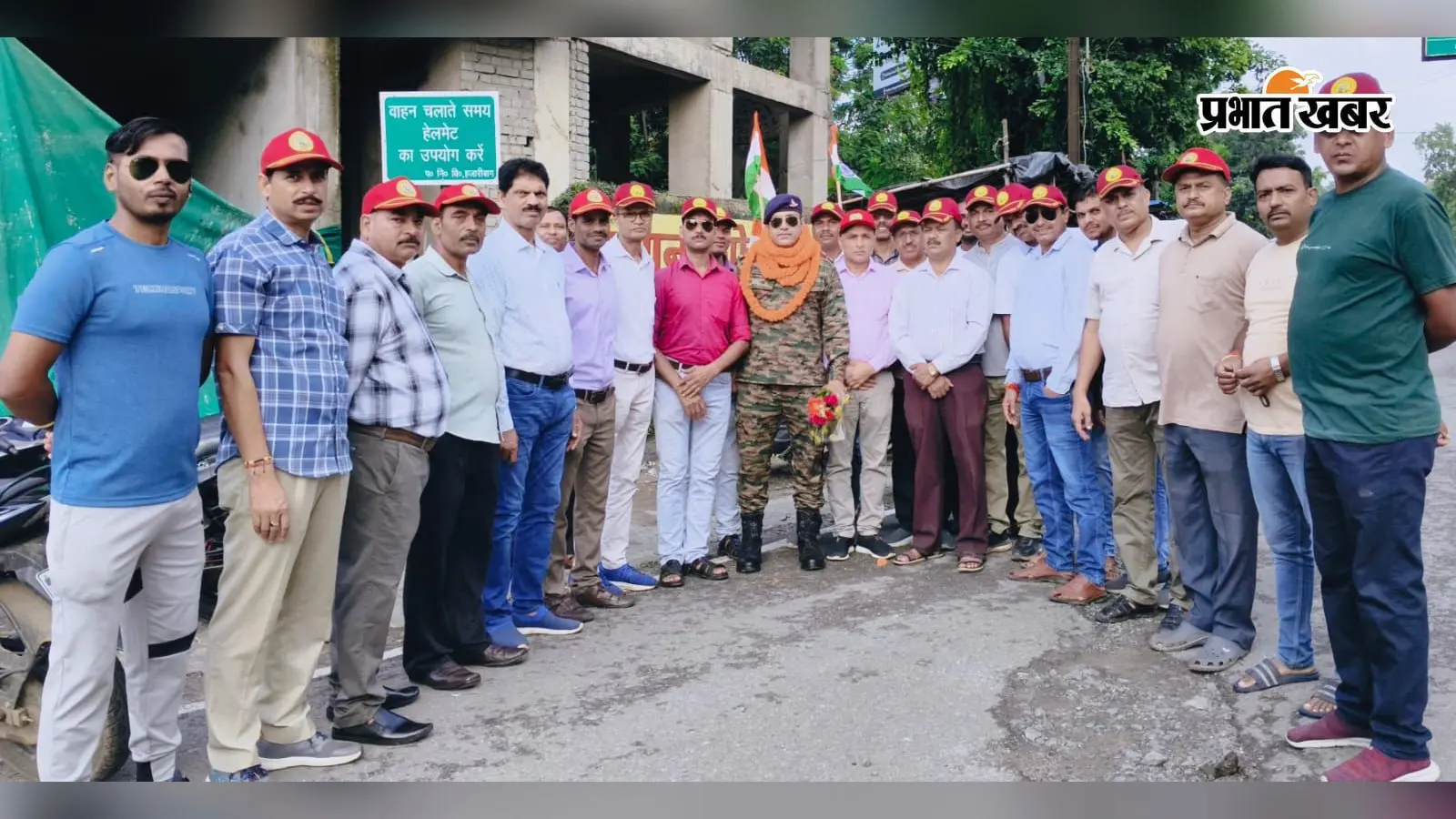 भारतीय सेना में 30 साल सेवा के बाद सेवानिवृत्त सूबेदार का सम्मान, बोले- गांव के युवाओं तक पहुंचाऊंगा अपना अनुभव