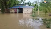 गंगा के रौद्र रूप से बलिया के दियारा क्षेत्र में मचा हाहाकार, 60 हजार से अधिक आबादी पर बाढ़ का खतरा