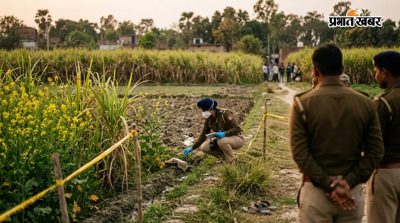 UP Crime: मुख्यमंत्री योगी के गृह जिले में सनसनी! खेत में निर्वस्त्र मिली महिला की लाश, गले पर चोट के निशान, मोबाइल-चप्पल ने बढ़ाया रहस्य