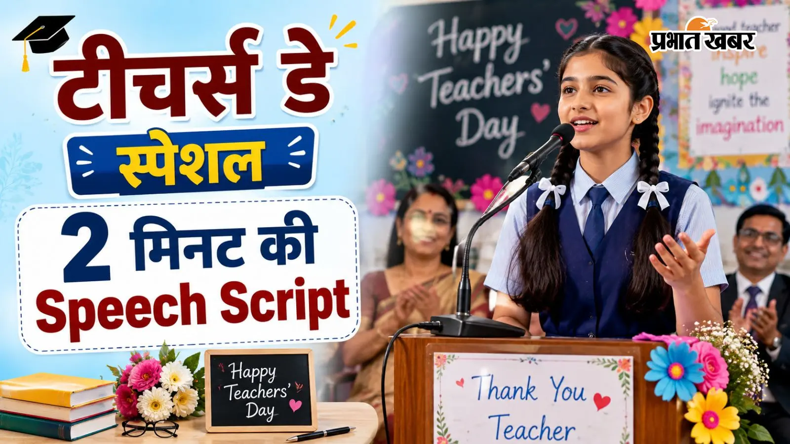 टीचर्स डे स्पेशल: सिर्फ 2 मिनट, शिक्षक दिवस पर दें यह दमदार भाषण जो हर कोई करेगा तारीफ, देखें पूरी स्क्रिप्ट