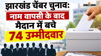झारखंड चेंबर चुनाव: नाम वापसी के बाद मैदान में बचे 74 उम्मीदवार