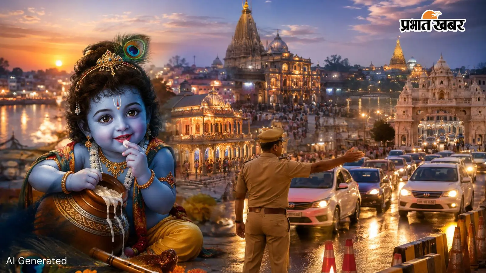 Janmashtami Traffic: आज मथुरा-वृंदावन जाने से पहले जान लें पार्किंग और नो-एंट्री रूट, वरना कट जाएगा चालान, देखें पूरी लिस्ट...