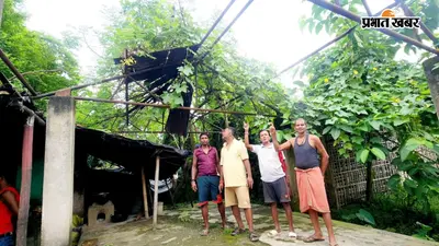 पौआखाली: नानकार काली मंदिर के समीप 20 साल पुराना सार्वजनिक शेड बना जर्जर, जंग लगी लोहे की संरचना से हादसे का डर