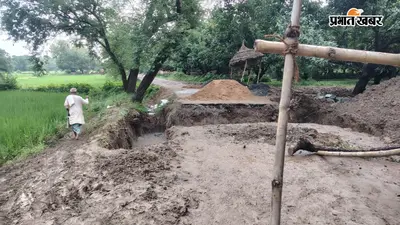 पुलिया के लिए सड़क काटी, डायवर्सन गायब: बाघाकोल-मोकलचक सड़क पर आवागमन बाधित