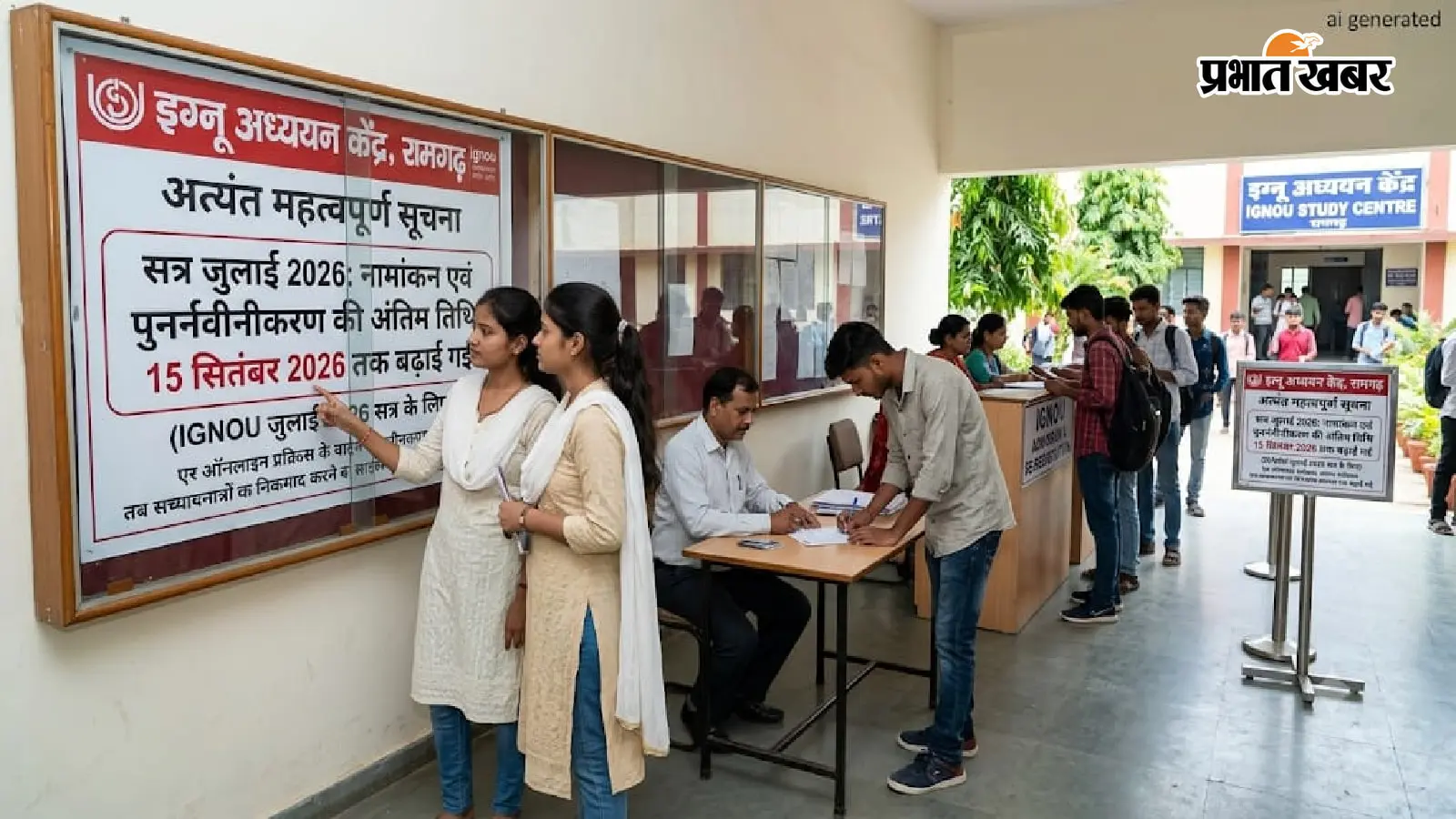 रामगढ़ IGNOU: नामांकन व पुनर्नवीनीकरण की अंतिम तिथि 15 सितंबर तक बढ़ी