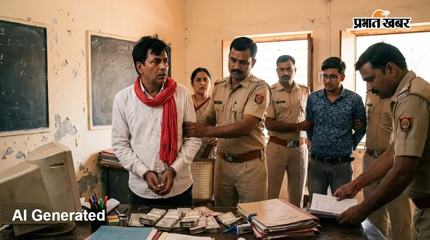 छत्तीसगढ़: ₹80 हजार का बकाया वेतन निकालने के लिए मांगी ₹20 हजार रिश्वत, ₹10 हजार लेते प्राचार्य-क्लर्क गिरफ्तार