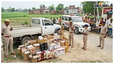 दरभंगा: जाले थाना क्षेत्र में भारी मात्रा में विदेशी शराब बरामद, चालक की तलाश जारी