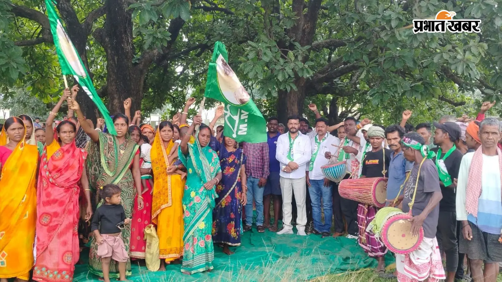 MMDR कानून को लेकर बड़कागांव में बढ़ी हलचल, JMM ने की ग्रामीणों से आंदोलन में जुटने की अपील