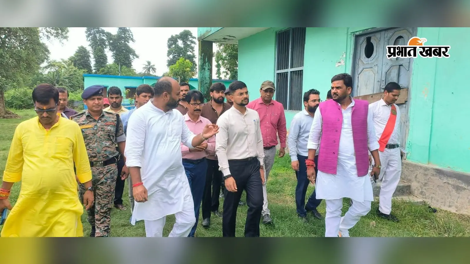 कसबा में कलानंद उच्च विद्यालय की जमीन की होगी मापी, चारदीवारी और जर्जर भवनों के जीर्णोद्धार की मांग