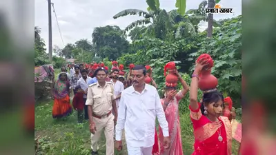 500 कन्याओं के साथ निकली भव्य कलश यात्रा, 'जय श्री कृष्णा' के जयकारों से गूंजा सोनकी गांव