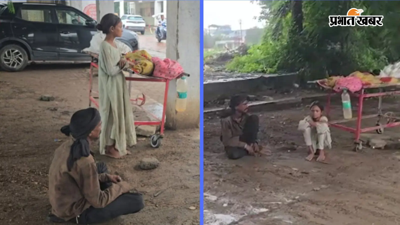 मां की लाश के पास रोती रही 8 साल की बेटी, बारिश में बेबस पिता करता रहा मदद का इंतजार, पैसे नहीं थे तो थम गया अंतिम सफर