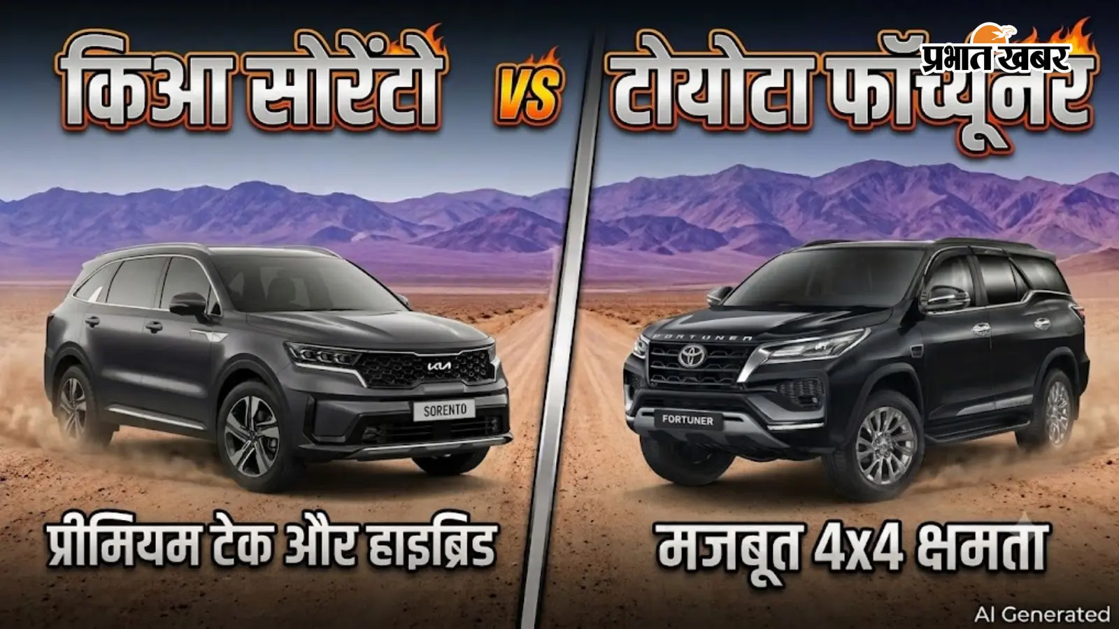Kia Sorento vs Toyota Fortuner: कीमत, इंजन और फीचर्स के मामले में कौन है असली किंग? देखें तुलना