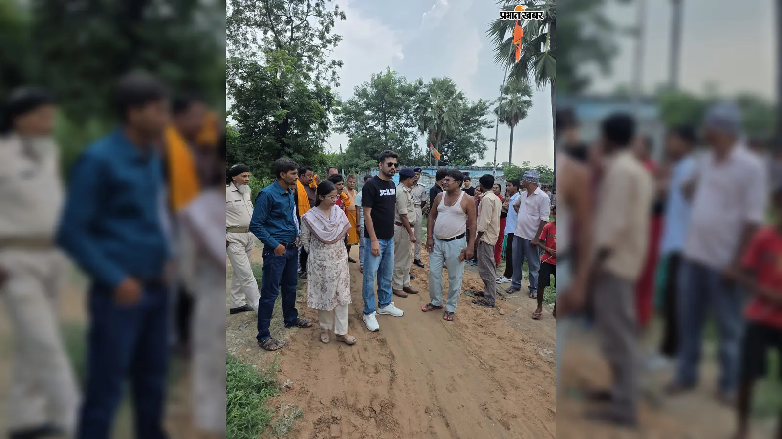 गोपालगंज: धर्मपरसा में महावीरी अखाड़े के रास्ते पर विवाद, प्रशासन ने कराया समाधान