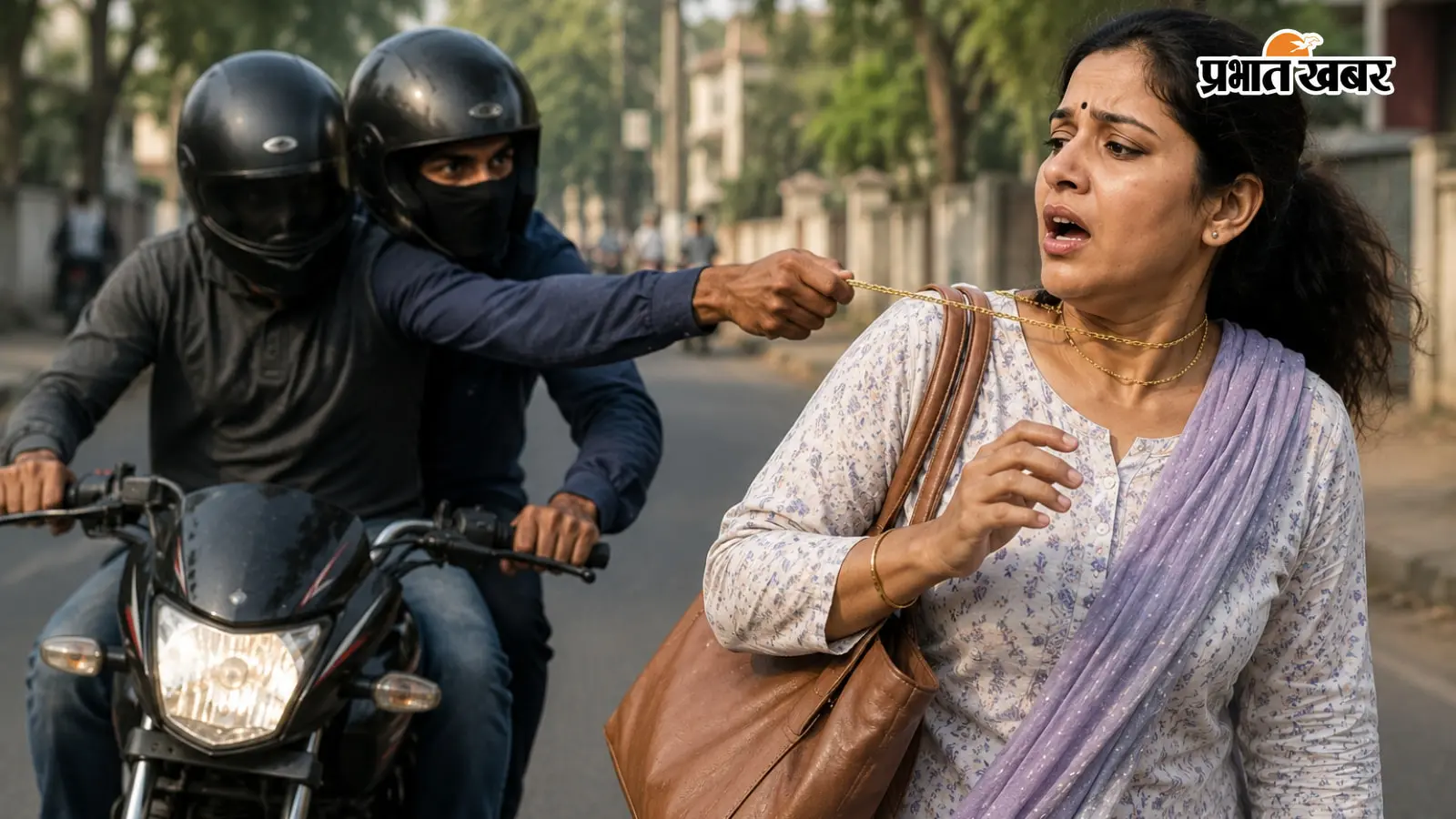 SBI से रुपये निकालकर जा रही महिला से 22 हजार की छिनतई, इलाके में सनसनी