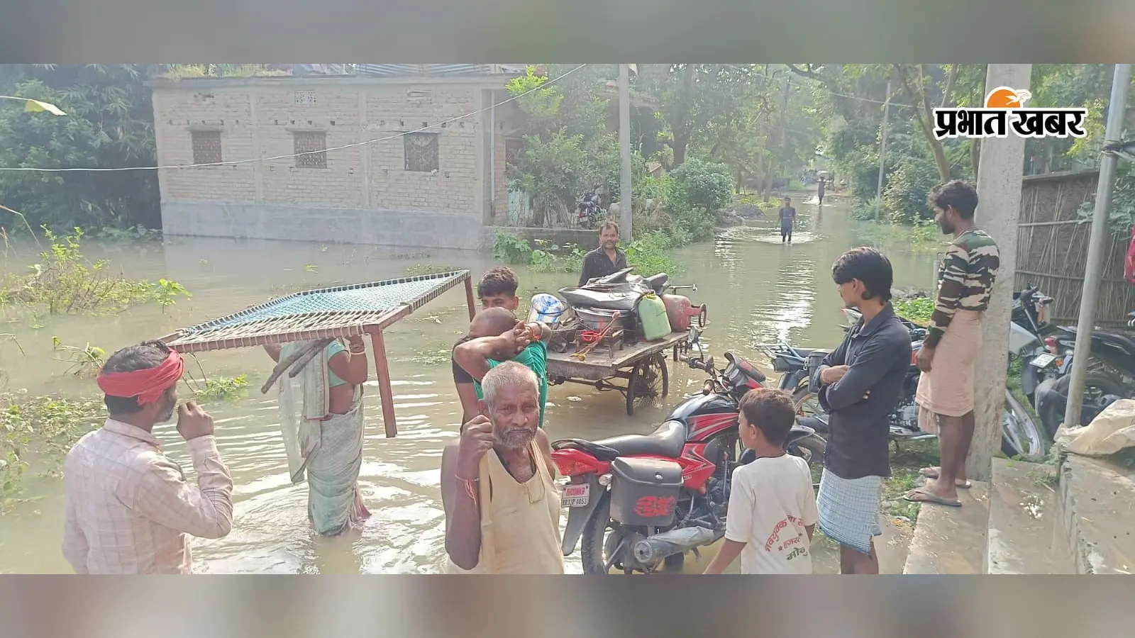 समस्तीपुर: गंगा व वाया नदी खतरे के निशान से ऊपर, मोहिउद्दीननगर-मोहनपुर में घुसा पानी, 53 स्कूल बंद