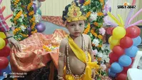 श्रीकृष्ण जन्माष्टमी पर बेतिया के मंदिरों में उमड़ी आस्था, देर रात तक दर्शन को पहुंचते रहे श्रद्धालु