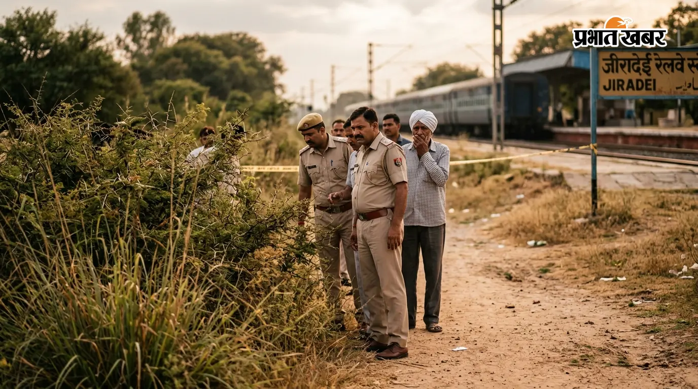 सीवान: जीरादेई रेलवे स्टेशन के पास झाड़ियों से वृद्ध का शव बरामद, 3-4 दिन पुरानी बतायी जा रही मौत