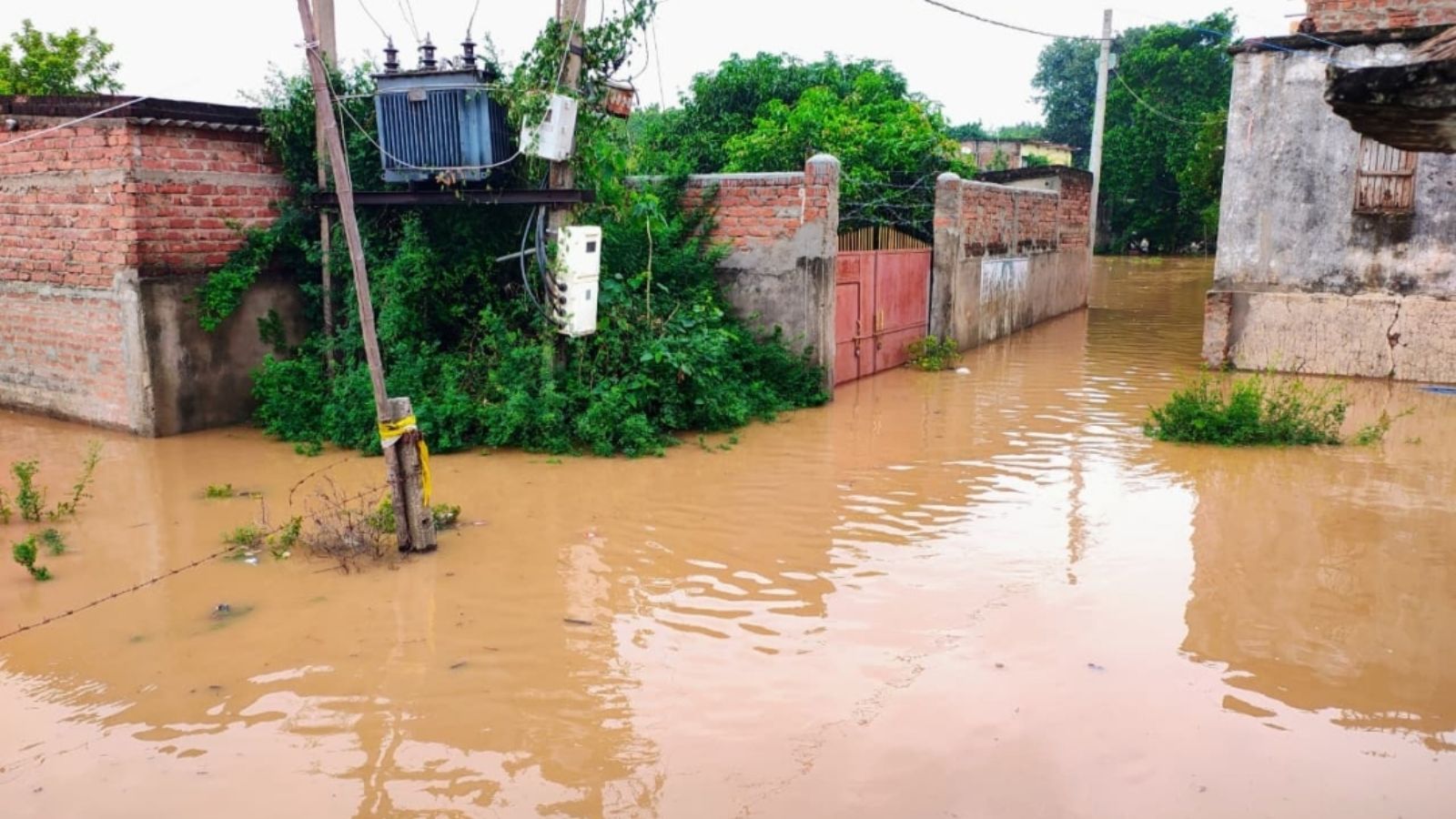 मनेर के गांव में आयी बाढ़