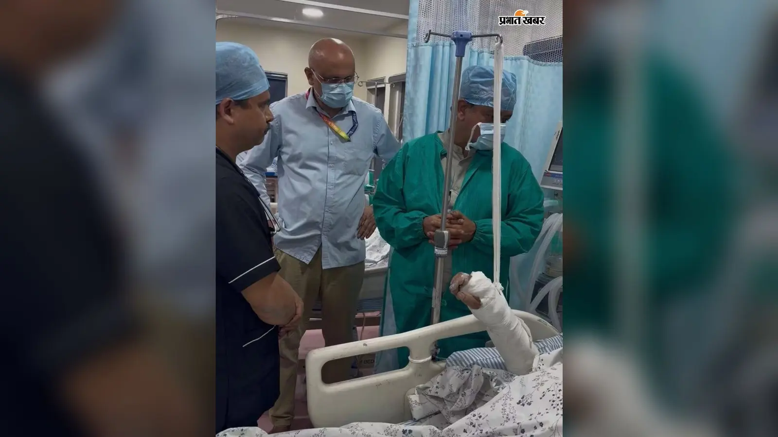 सड़क दुर्घटना में घायल पूर्व सांसद हलीम अंसारी की हालत नाजुक, अस्पताल पहुंचे स्वास्थ्य मंत्री