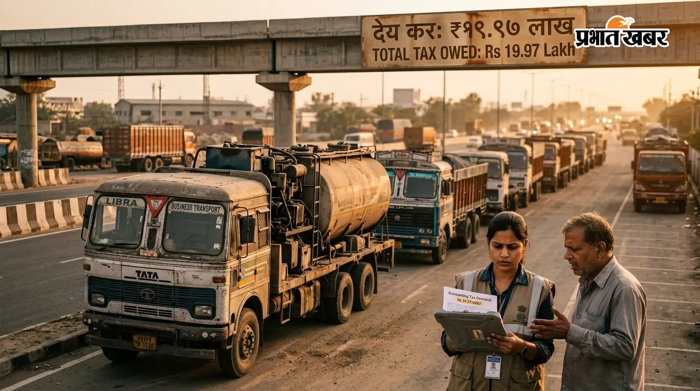 धनबाद में 12 भारी वाहनों पर 19.97 लाख का टैक्स बकाया, 2018-19 से लंबित राशि; 10 दिन में भुगतान का निर्देश