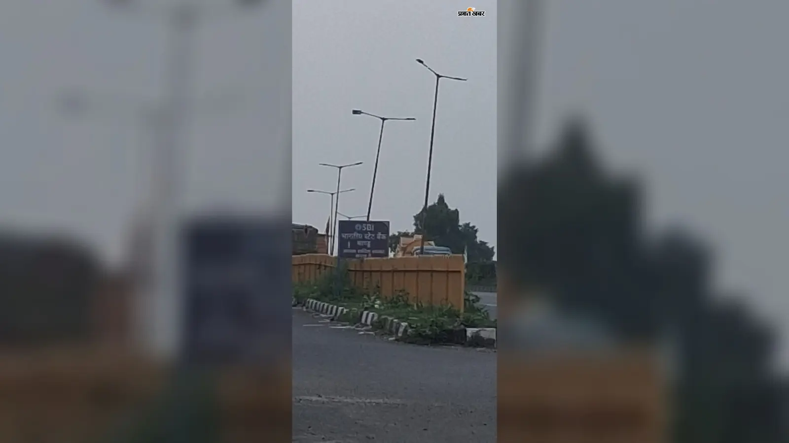 मांडू में NH की स्ट्रीट लाइटें खराब, डिवाइडर पर उगी घास-फूस से बढ़ी परेशानी