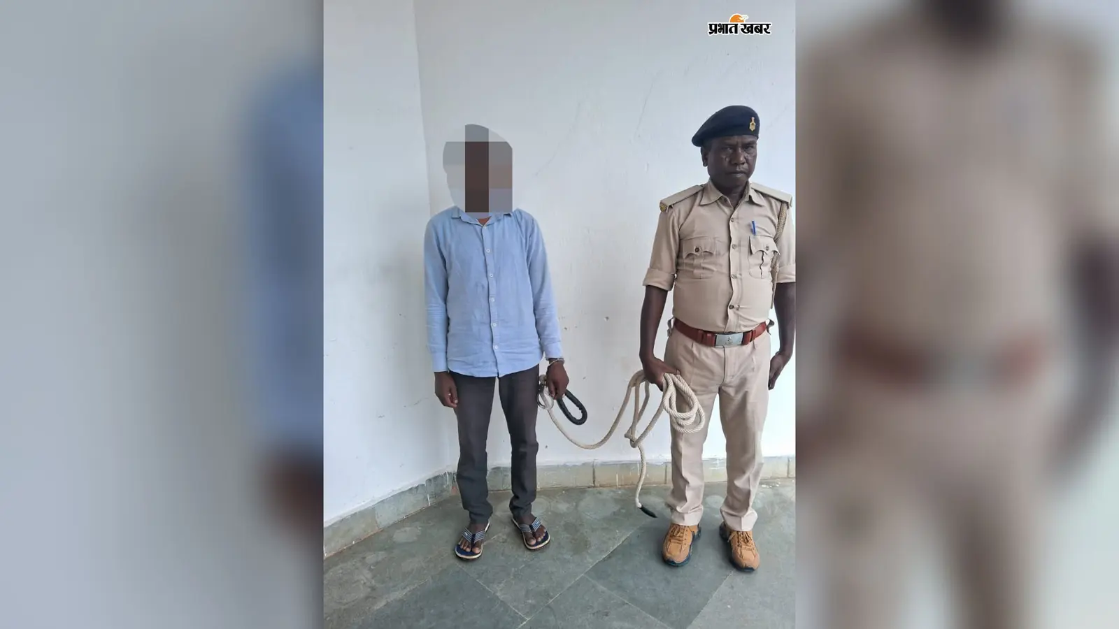 बानो पुलिस ने फरार वारंटी को किया गिरफ्तार, गुमला कोर्ट में किया पेश