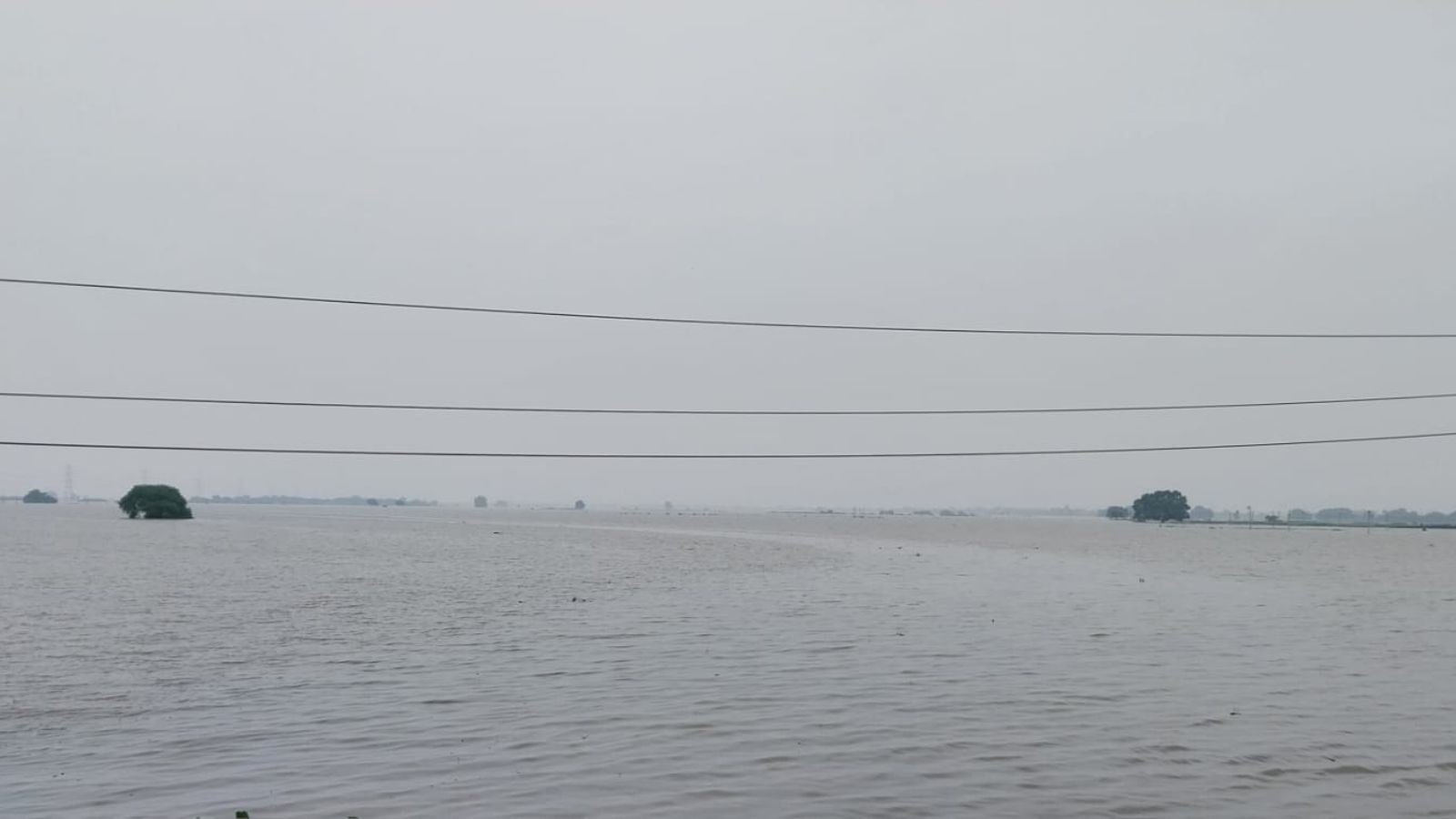 नदी का बढ़ा जलस्तर