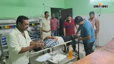 रफ्तार का कहर, दो बाइकों की आमने-सामने जोरदार टक्कर में युवक घायल