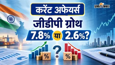 Current Affair: जीडीपी के 7.8% आंकड़े पर क्यों मचा है बवाल? आसान भाषा में समझिए ये पूरा गणित
