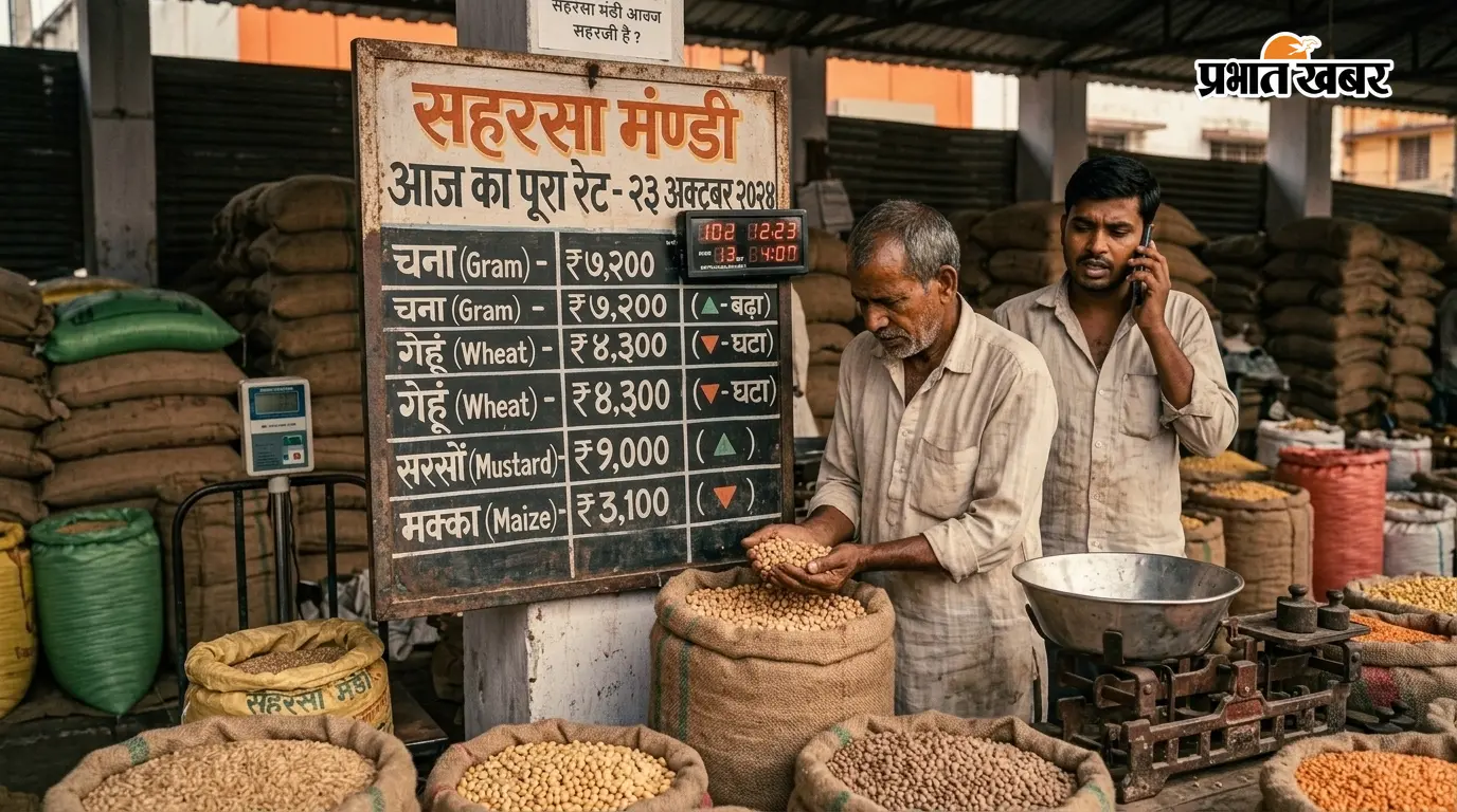 सहरसा मंडी में किस अनाज का बढ़ा भाव और किसका घटा? यहां देखें आज का पूरा रेट