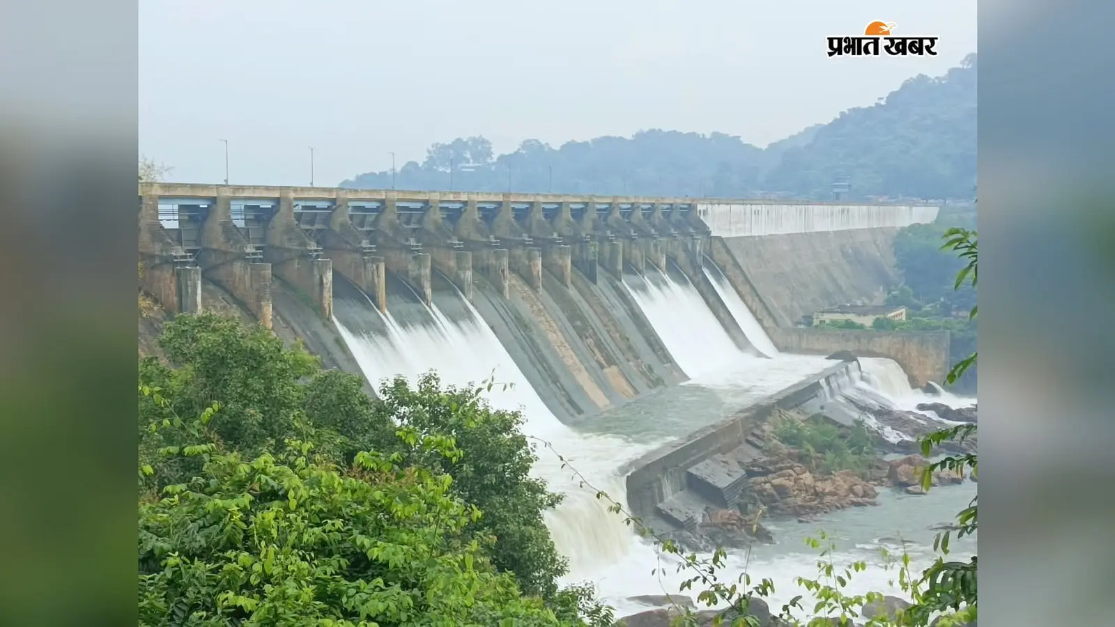 मसानजोर डैम का जलस्तर बढ़ने से लगातार छोड़ा जा रहा पानी, 7 फ्लाड और 3 हाई लेवल गेट खुले